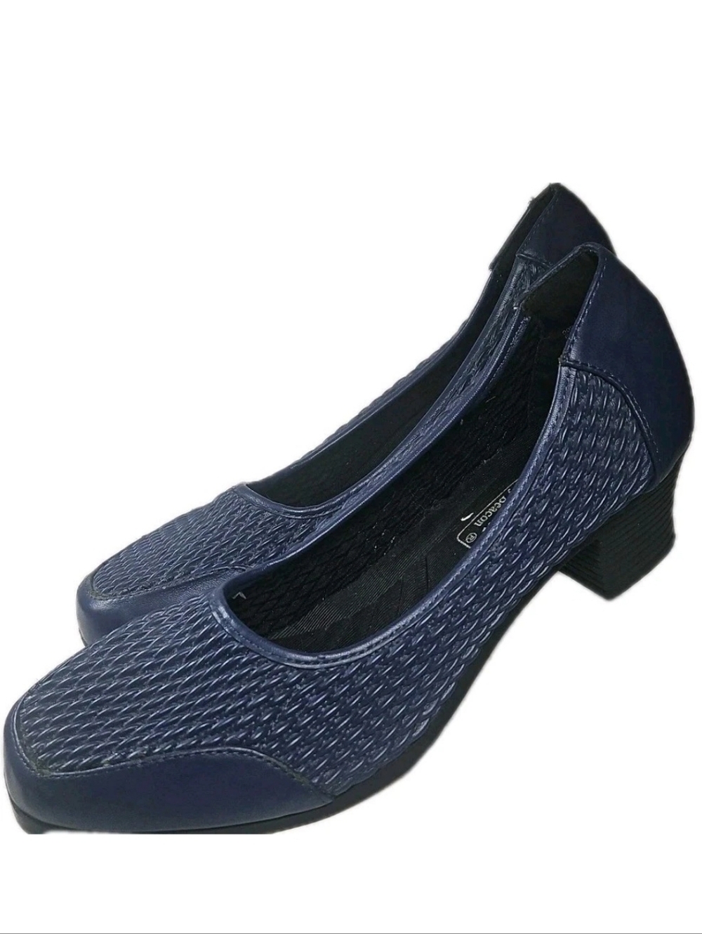 Comfort-well® by Beacon® Sn84890 Women 8.5M Mesh Heel Closed Toe Navy Work(7B